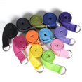 thumbnail image 3 of NIBOLOG Yoga Stretch Strap Burrs-free Muscle Relax Accessory Leg Stretchers Training Belt for Trainer, 3 of 8