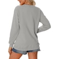 thumbnail image 4 of Chandail en Molleton d'Hiver pour Femmes Mode Festive Imprimé de Noël Col Rond Haut Mignon à Capuche Chandails en Molleton Confortables pour Femmes Chandails en Molleton à Capuche pour Femmes Dames Chandails en Molleton pour Filles Softball Échauffement, 4 of 5