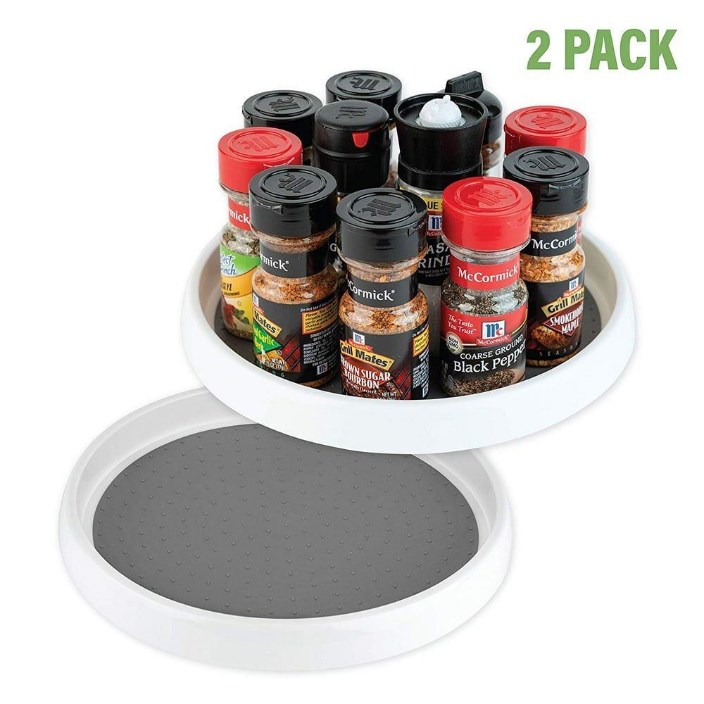 Homeries Lazy Susan Turntable (9 Inch) Single Round Rotating Kitchen