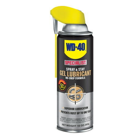 WD-40 30010 Specialist Gel Lubricant, 10 Oz (Best Penetrating Lubricant Spray)