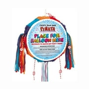 Blank DIY Pinata, Pull String, 18.25in x 18.25in