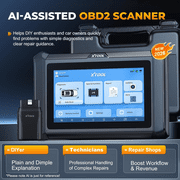 XTOOL D7W V2.0 Bluetooth OBD2 Scanner Diagnostic Tool All System Bidirectional Scan Tool, PMI, 39 Resets, FCA, 3 Years Free Update
