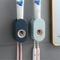 thumbnail image 6 of Clearance Item!npkgvia Toothbrush Holders,Bathroom Rack,Automatic Toothpaste Squeezer Non Perforation Simple Toothware Placement Rack Convenient Toothbrushing,Bathroom Storage, 6 of 9