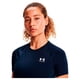 thumbnail image 5 of Camiseta Under Armour HeatGear Compression para mujer, color azul marino y blanco, 5 of 6