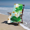 thumbnail image 4 of PHYHOO  St Patrick's Day Clovers Stripes Beach Towel, Absorbent Quick Dry Swimming Yoga Beach Towels, Sand Free Microfiber Beach Towel 30x60in, 4 of 8