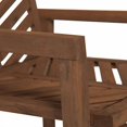 thumbnail image 5 of Outdoor Wood Patio Chairs - Set of 2 - Dark Brown, 5 of 10