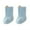 Blue, variant on Yufatyle Baby Girl/Boy Crew Socks Unisex Toddler Cotton Socks Soft Solid Color Short Socks, Blue