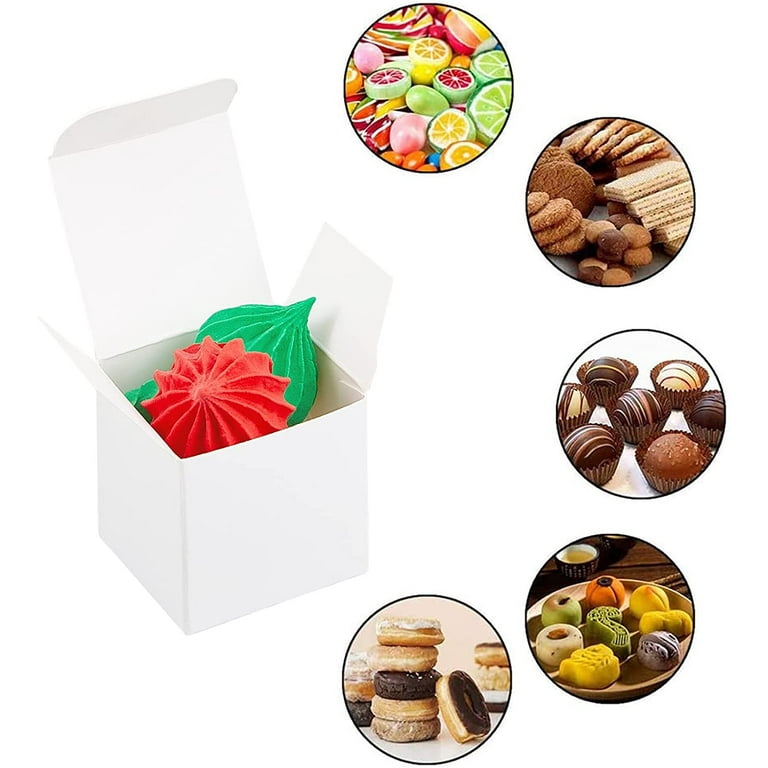 50Pcs/set Cardboard Mini Box DIY Kraft Paper Box Soap Box Jewelry Packing  Gift Box 5.5cmx5.5cmx2.5cm