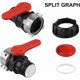 thumbnail image 2 of Ibc Tank Adapter, Tank Valve Valve For Ibc Tank, Ibc Tank Adapter, Ibc Tank Tap Dn50 (75 Mm), 2 of 5