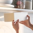 thumbnail image 3 of Paper Towel Dispenser Wall Mounted No-drilling Paper Towel Holder Dispenser Bathroom Toilet Tissue Dispenser Garbage Bags Dispenser Home Kitchen Paper Extraction Dispenser, 3 of 7