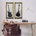 thumbnail image 3 of Stupell Industries Electric Acoustic Guitar Entertainment Painting Gold Floater Framed Canvas Art Print Wall Art, 14 x 31, Set of 2, 3 of 10
