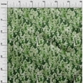 thumbnail image 3 of oneOone Georgette Viscose Green Fabric Abstract Face Sewing Material Print Fabric By The Yard 42 Inch Wide, 3 of 6