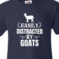 thumbnail image 4 of Inktastic Easily Distracted by Goats Youth T-Shirt, 4 of 5