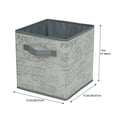 thumbnail image 3 of Panier de rangement en forme de cube Mainstays pour adulte, pliable, les principaux matériaux sont du tissu non usé et du papier cartonné, parfait pour la crèche, la salle de jeux, etc., 3 of 6