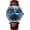 C3 Blue Dial/Brown Strap, variant on Men's Casual Leather Watch, Easy to Read Three-Hand Analog Stainless Steel Watches for Men, Minimalist Day Date  Luminous Mens Quartz Wristwatch