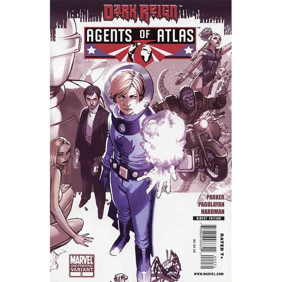 Agents of Atlas (2nd Series) #2 (2nd) VF ; Marvel Comic Book
