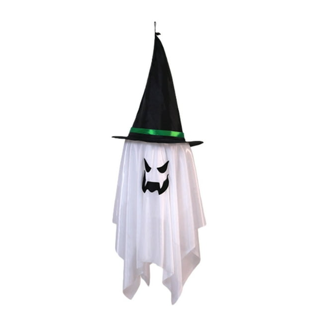 Halloween Decorations Outdoor Lights - LED Witch Hat Halloween String Lights DIY Pendant Horror Lamp, Indoor String Light For Halloween Party Home Garden