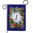 thumbnail image 2 of Breeze Decor 80087 Winter I Monogram 2-Sided Impression Garden Flag - 13 x 18.5 in., 2 of 2