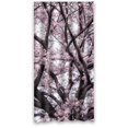 thumbnail image 1 of ABPHQTO Cortina de ducha con estampado de flores de cerezo rosa Cortina de ducha impermeable 90x180 cm, 1 of 2