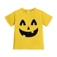 thumbnail image 3 of RMGVDSD Toddler Girls Boys Halloween Shirt Cute Pumpkin T-Shirts For Kids Short Sleeve Tee Shirt Tops Children's Graphic Tshirts 2-3 Years, 3 of 5