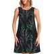 thumbnail image 1 of Easygdp Lavender Flowers para Vestido Transpirable de Mujer, Vestido Suelto de Manga Corta con Pliegues y Bolsillos para el Verano, 1 of 7