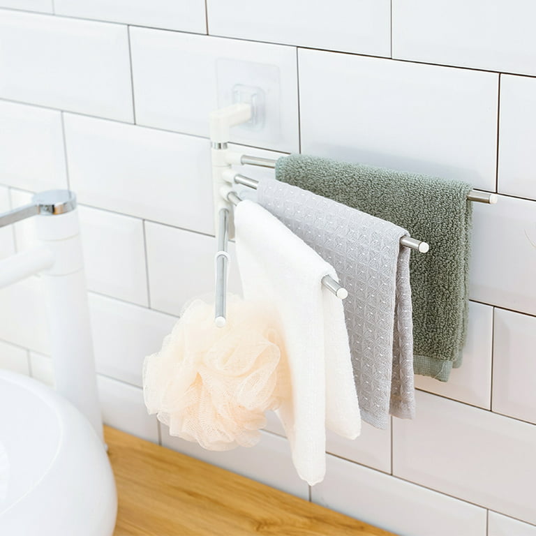 Punch-free Bathroom Revolving Rack Wall-mounted Toilet