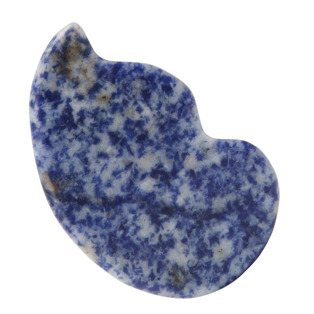 Tablero Gua Sha ANGGREK Masajeador Facial Piedra de Jade Azul