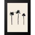 thumbnail image 2 of 1x Studio 14x18 Black Modern Framed Museum Art Print Titled - Palm Trees, 2 of 5