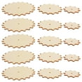 thumbnail image 2 of 15 piezas de engranajes de madera para manualidades infantiles. Rodajas de madera sin terminar para pintar y proyectos creativos. Materiales para manualidades y decoración del hogar., 2 of 7
