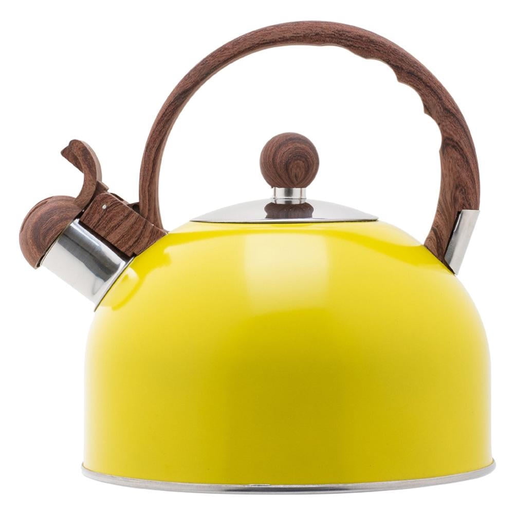 Stainless Steel & Glass 1.5L Whistling Kettle by Ready Steady Cook Camping Stove Stainless Steel & Glass 1.5L Whistling Kettle by Ready Steady Cook Camping Stove