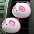 thumbnail image 2 of 2 Pcs Panda Auto Parfum Original Solide Panda Solide Assainisseur d'Air Assainisseur d'Air Évent de Climatisation Saveur Parfum, 2 of 4