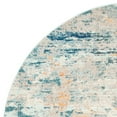 thumbnail image 5 of SAFAVIEH Madison Clyde Vintage Abstract Area Rug, Light Blue/Beige, 5' x 5' Round, 5 of 7