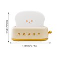 thumbnail image 3 of Linda luz nocturna - USB recargable y tostado LED Toast Bread Luces nocturnas, 3 of 8