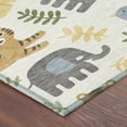 thumbnail image 3 of Addison Rugs Chantille Indoor/Outdoor Transitional Kids Ivory Machine Washable Rectangle Rug, 3' x 5', 3 of 8