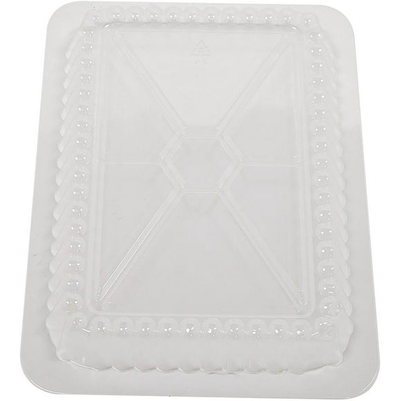 Rhino-Foil 2 1/4 lb Oblong Plastic Lids - PACK OF 500 - Ideal for Food Service and Catering (500ct)