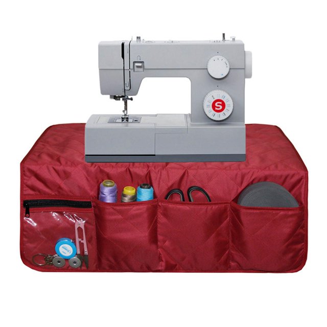 Contenedores protectores Durable Coser Coser de coser conveniente de protección de polvo protector de coser para sala de estar vino tinto Macarena Máquina de coser