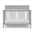 thumbnail image 4 of Storkcraft Horizon 5-in-1 Convertible Baby Crib, Pebble Gray, 4 of 13