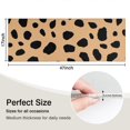 thumbnail image 5 of Brown and Black Of Leopard Print Kitchen Rug Mat,Kitchen Runner Rugs Non Skid Washable,Decorative Kitchen Floor Mats for Kitchen,Sink,Laundry,17"X47", 5 of 5