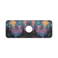 thumbnail image 7 of Yayeee Faucet Mat for Kitchen Sink 14.7" Diatomite Long Splash Guard Pad, Psychedelic Jellyfish, 7 of 7