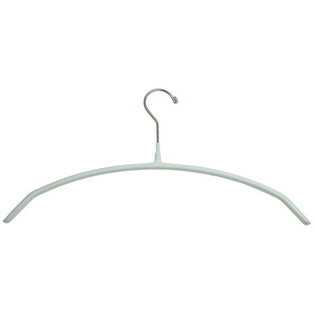 Econoco - PC16/WSWPK25 - 16" Metal Non-Slip White Hanger - Sold in Pack of 25