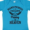 thumbnail image 4 of Inktastic Handpicked for Earth by My Poppy in Heaven with Angel Wings` Boys or Girls Baby Bodysuit, 4 of 5