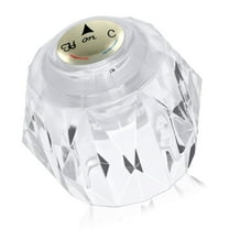 Easy Installation Clear Shower Knob Replacement for RP2391 Bathroom Handle Part