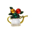 thumbnail image 1 of Regadera vintage Brooch Pins con coloridas flores de cristal, 1 of 2