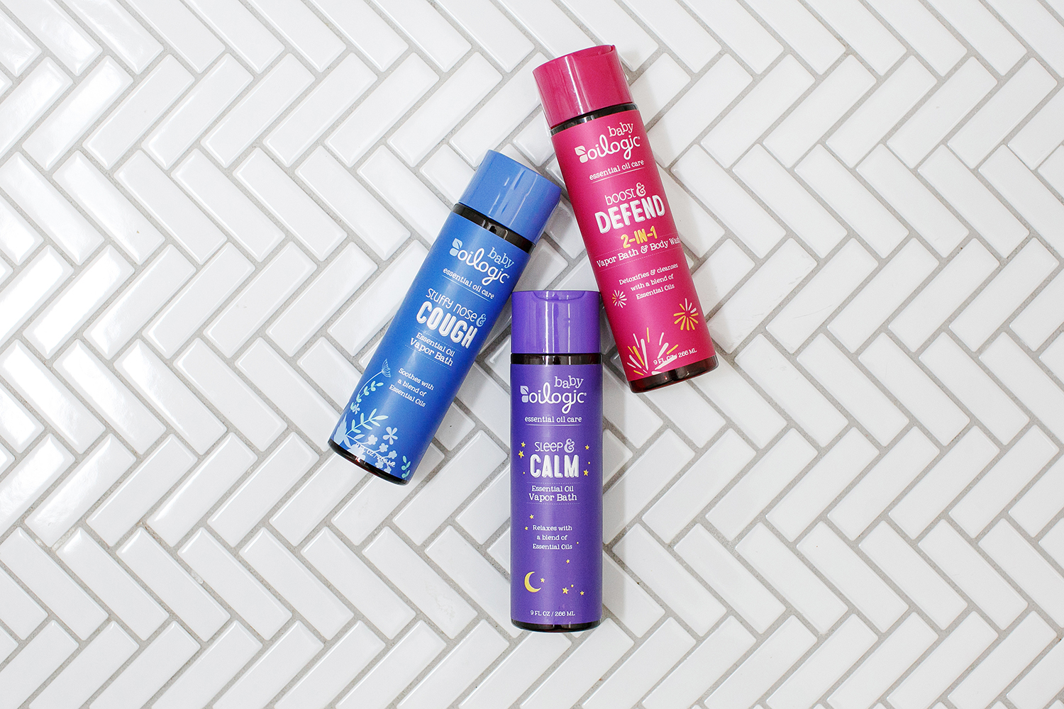 Oilogic Boost & Defend 2-in-1 Essential Oil Vapor Bath & Shampoo