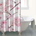 thumbnail image 5 of Waterproof Pioneer Shower Curtain 36x72 Inch Polyester Unique Colorful Floral Shower Curtain for Bathroom Hotel Home Decor with 7 Plastic Hooks, 5 of 5