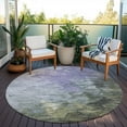 thumbnail image 6 of Addison Rugs Chantille Indoor/Outdoor Transitional Abstract Lavender Washable Round Rug, 8' x 8', 6 of 6