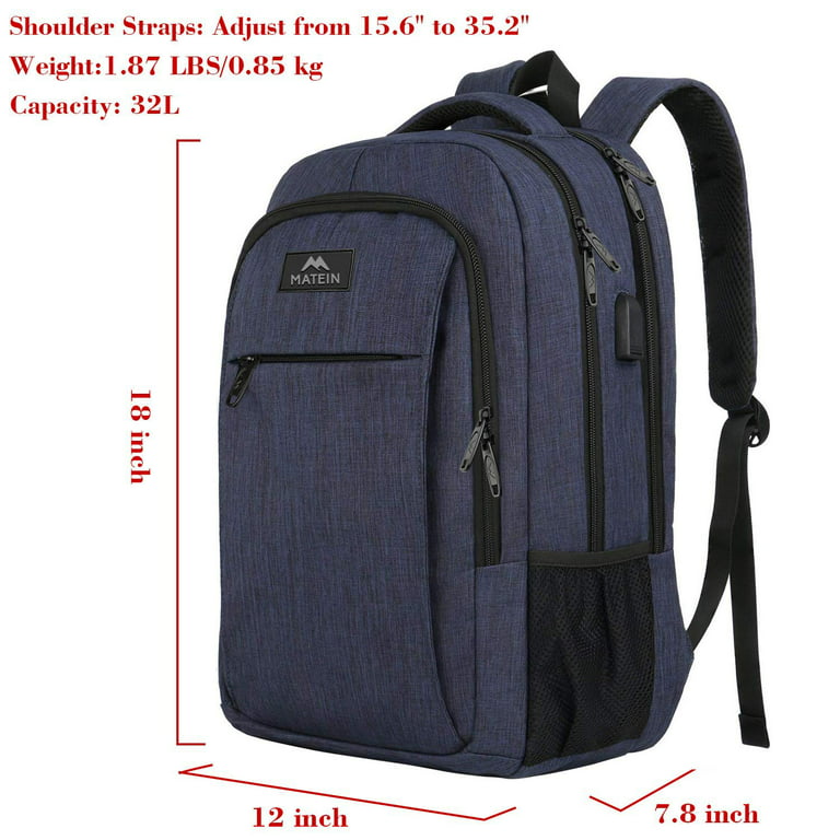Designer Purple Backpack Rucksack External USB Charger Computer