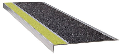 Wooster 311YB4 Yellow/Black, Extruded Aluminum Stair Tread Cover
