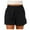 Black, variant on biudgviw Athletic Shorts for Women High Waisted Comfy Running Shorts Drawstring Wide Leg Summer Workout Sweat Shorts with Pockets