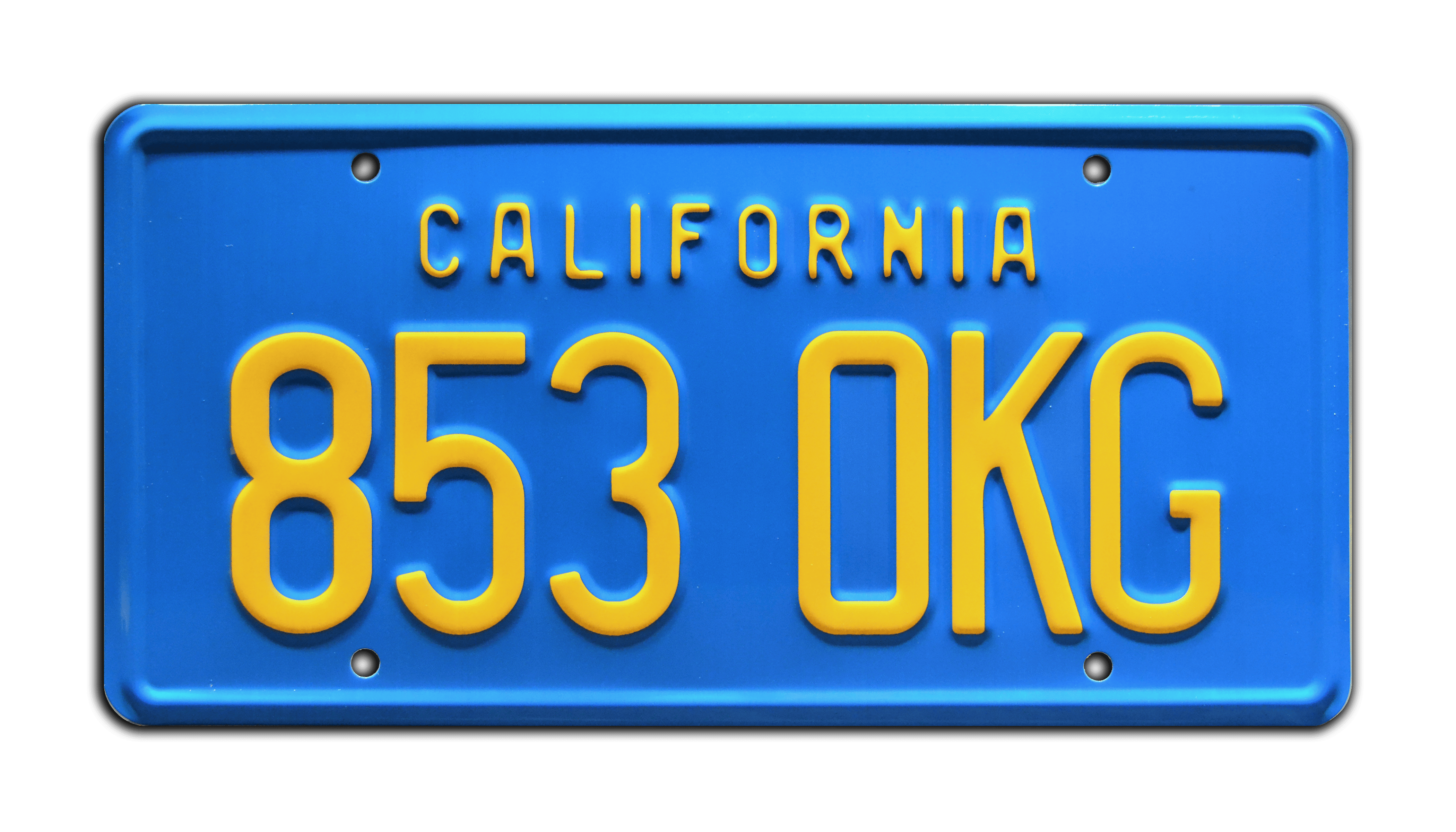 Replica Italian Front License Plate – Relief Art.102 D.LGS285/92, 80x4 Cm